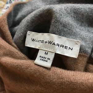 White + Warren cashmere turtleneck sweater Size M